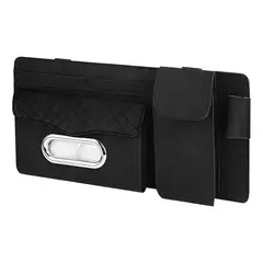GENERICO - Organizador Auto Respaldo Parasol Tarjetero Ecocuero