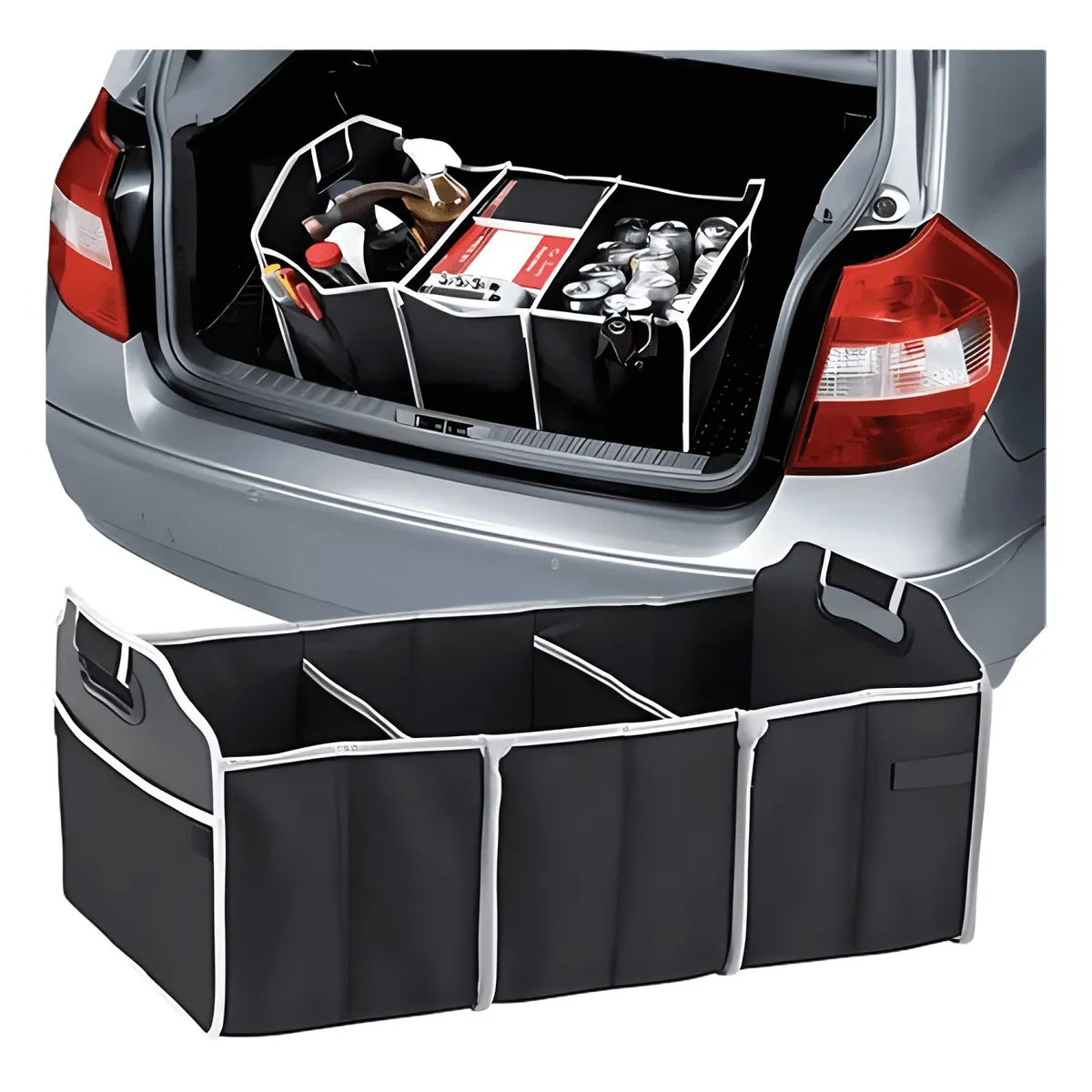 GENERICO - Organizador Maletero Plegable Auto