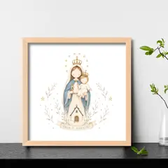 LAFANTINA - CUADRO REGALO RELIGIOSO VIRGEN DE SCHOENSTATT