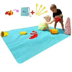 OEM - Malla de Playa Azul 200x150 cm - Ideal para tus días de sol