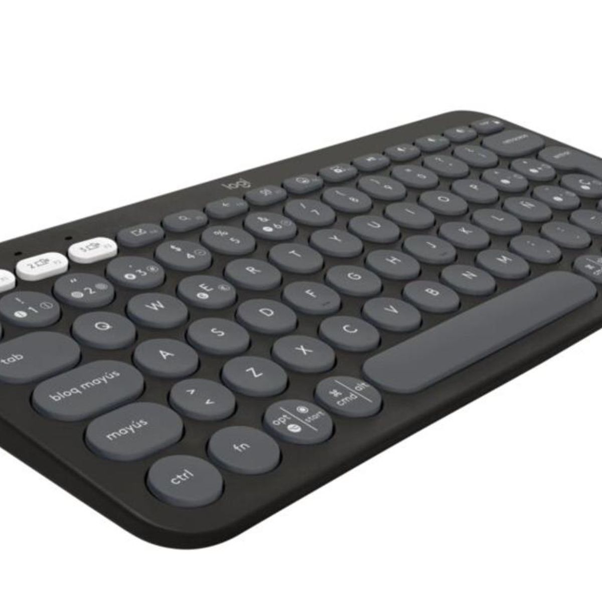 LOGITECH - Logitech Teclado Bluetooth Pebble Keys 2 K380s Grafito Español