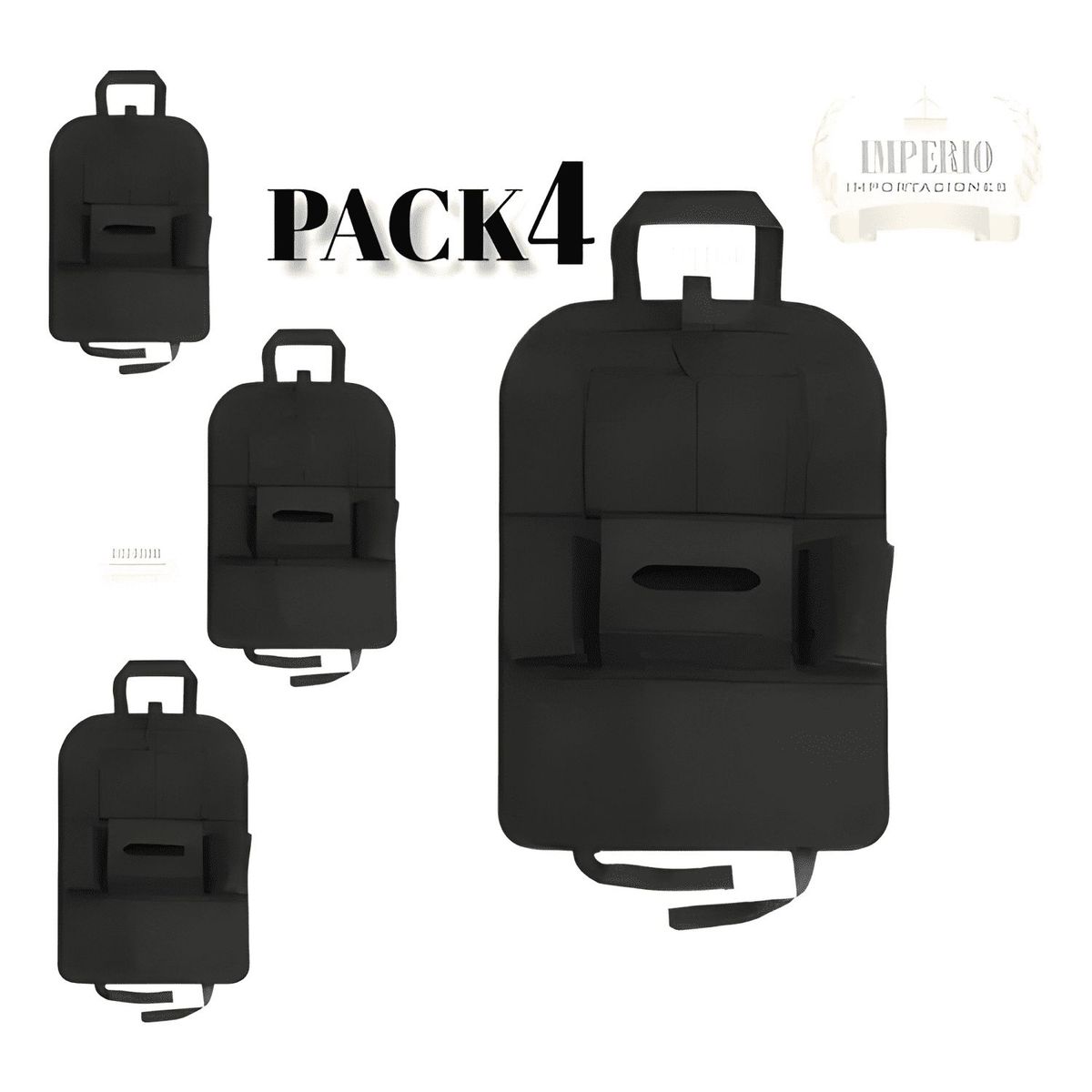 GENERICO - Bolso Organizador Para Respaldo Asiento Trasero Auto Pa 214