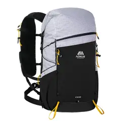 AONIJIE - Mochila de Senderismo Unisex 30L Blanca Resistente, Ligera y Expandible