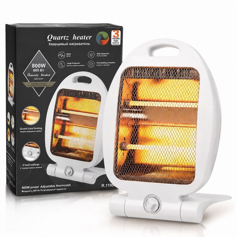 DOPA Calefactor Calentador Eléctrico Portátil Raf De 800w Hogar