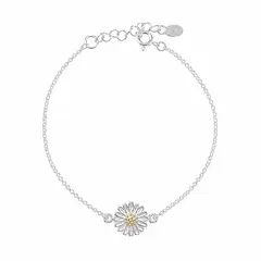 LK LUKSO - Pulsera Margarita Elegante Plata Ley 925