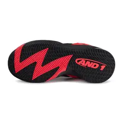 AND1 - Zapatillas Niños Turnaround Negro Rojo