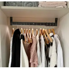 CASACHIC - Barra Closet con luz led inalámbrica integrada de 50 cm,