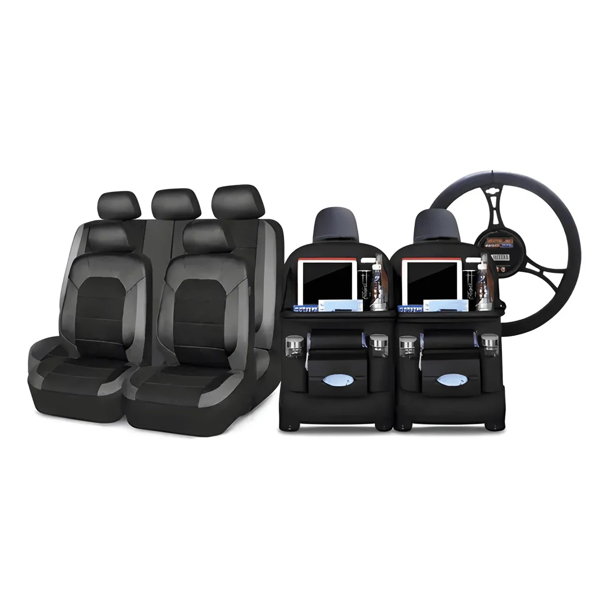 GENERICO - Kit Cubre Asiento corganizador Para Ford f-150 Raptor Svt