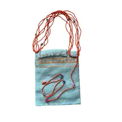 AMG ACCESORIOS - CARTERA HECHA A MANO EN SEDA DISEÑO EXCLUSIVO