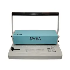 SPYRA - Anilladora Espiralera Perforadora ESP-54 Turquesa