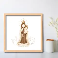 LAFANTINA - CUADRO REGALO RELIGIOSO VIRGEN DEL CARMEN