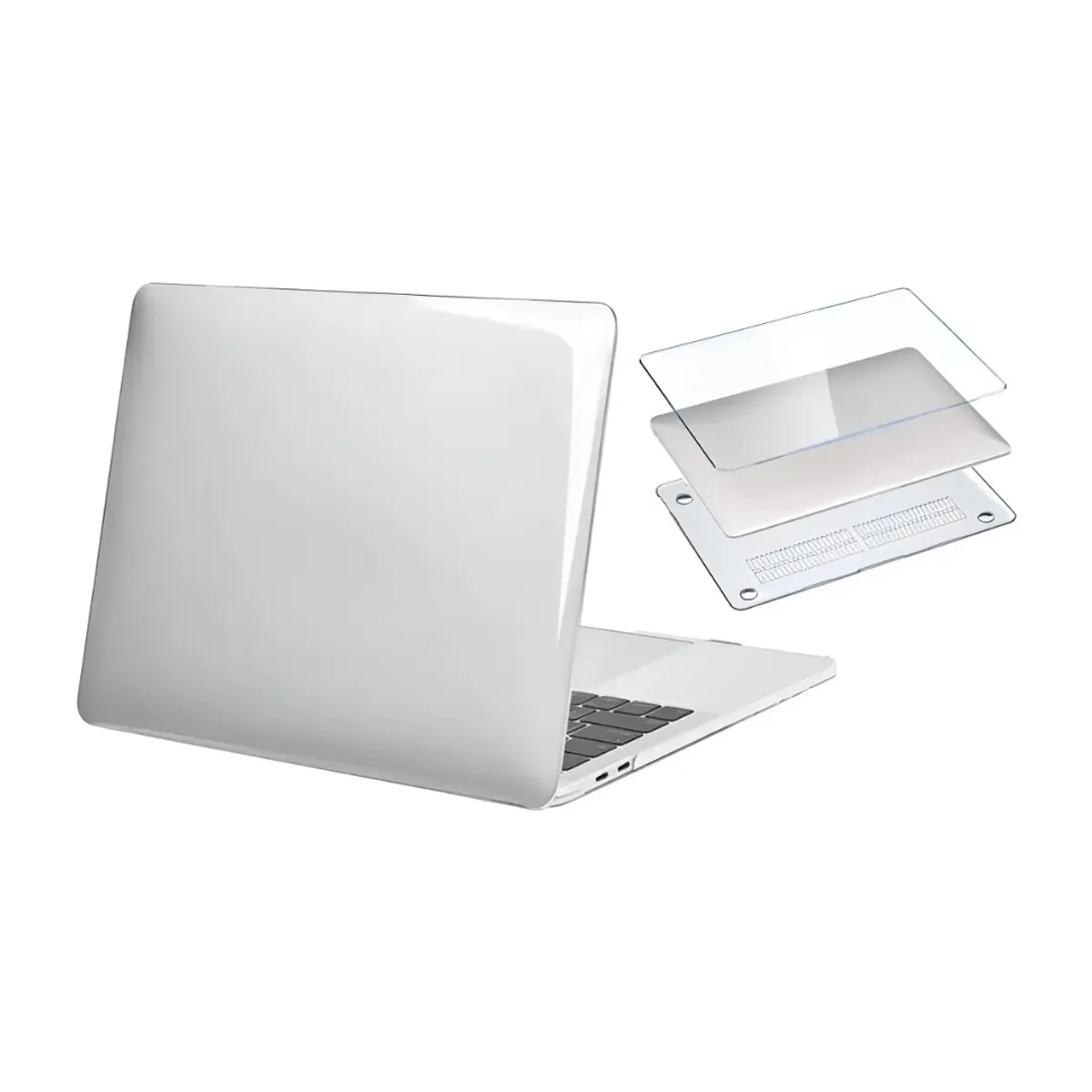 GENERICO - Carcasa Antigolpes Para Macbook Pro 13 M2M1 - Transparente