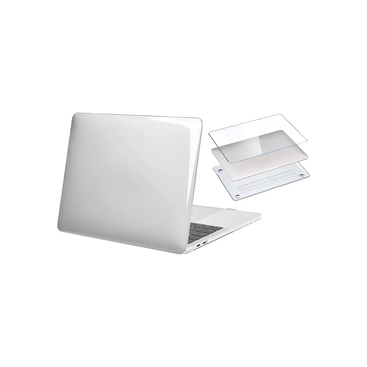 GENERICO - Carcasa Antigolpes Para Macbook Pro 13 M2M1 - Transparente