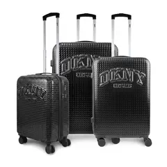 DKNY - Set 3 Maletas Donna Karan Hot Town Cabina Mediana Grande negras