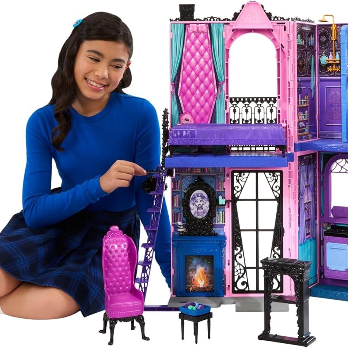 MONSTER HIGH - Casa Moster High Boo-tique Hotel Mattel JBF16