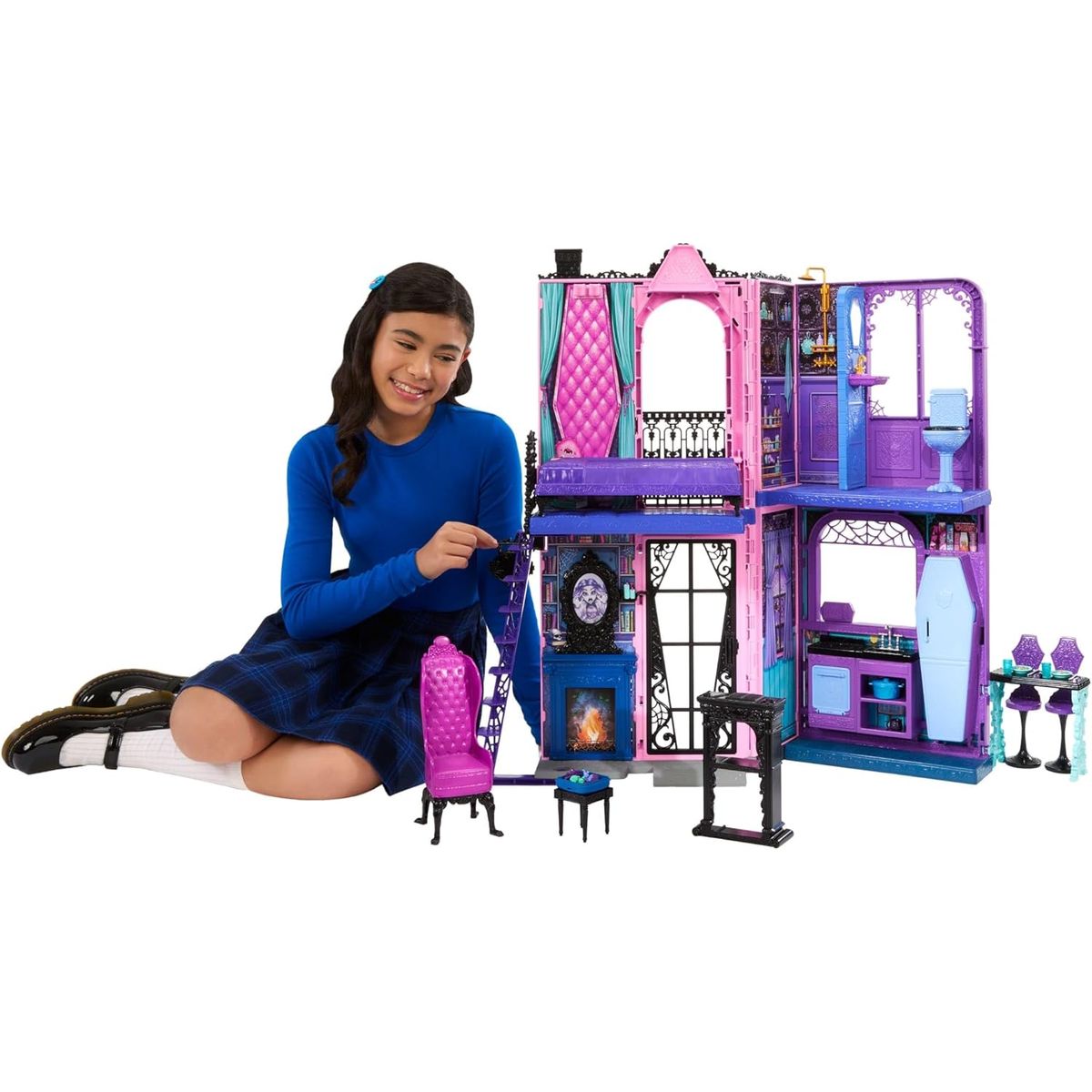 MONSTER HIGH - Casa Moster High Boo-tique Hotel Mattel JBF16