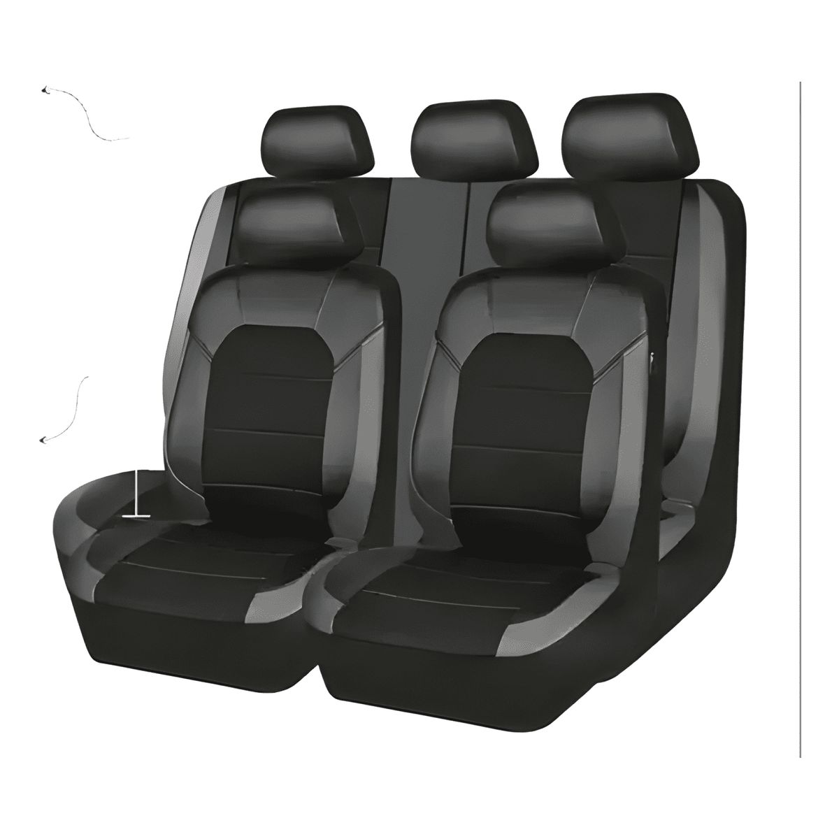 GENERICO - Kit Cubre Asiento corganizador Para Mercedes Benz Clase Cla