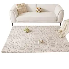 GENERICO - ALFOMBRA JACQUARD DE ALGODON 160X200CM