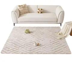 GENERICO - ALFOMBRA JACQUARD DE ALGODON 160X200CM