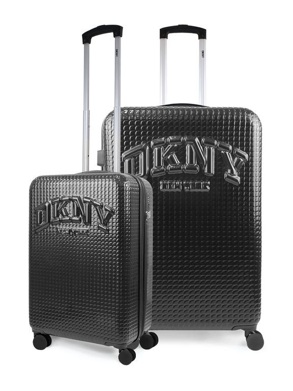 Pack 2 Maletas Donna Karan Hot Town S 10k + L 23k negra Negro L