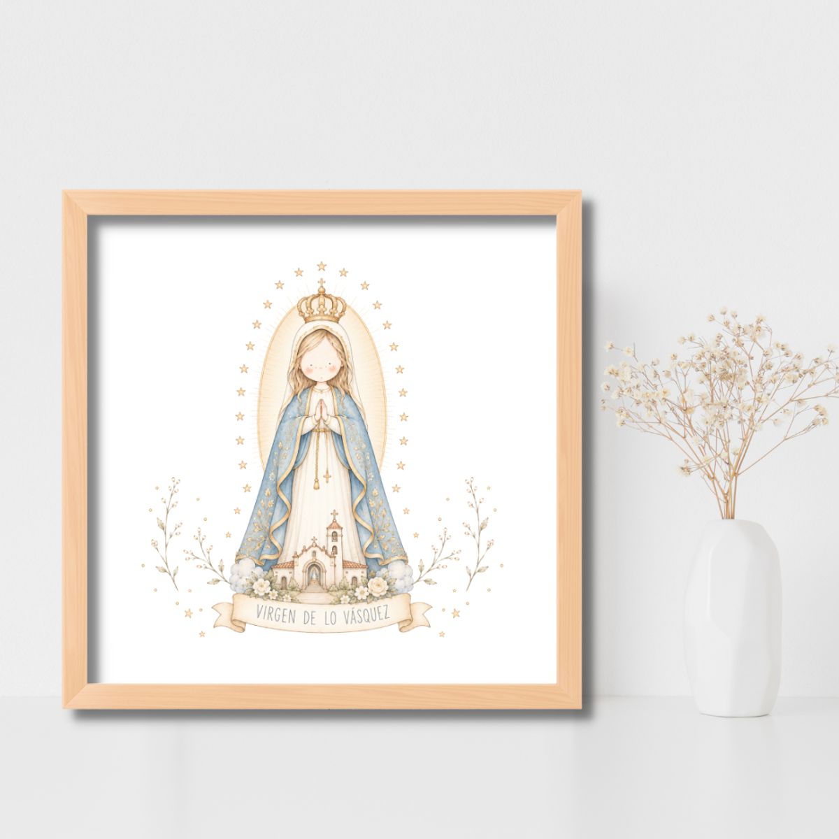 LAFANTINA - CUADRO BAUTIZO COMUNION VIRGEN DE LO VASQUEZ