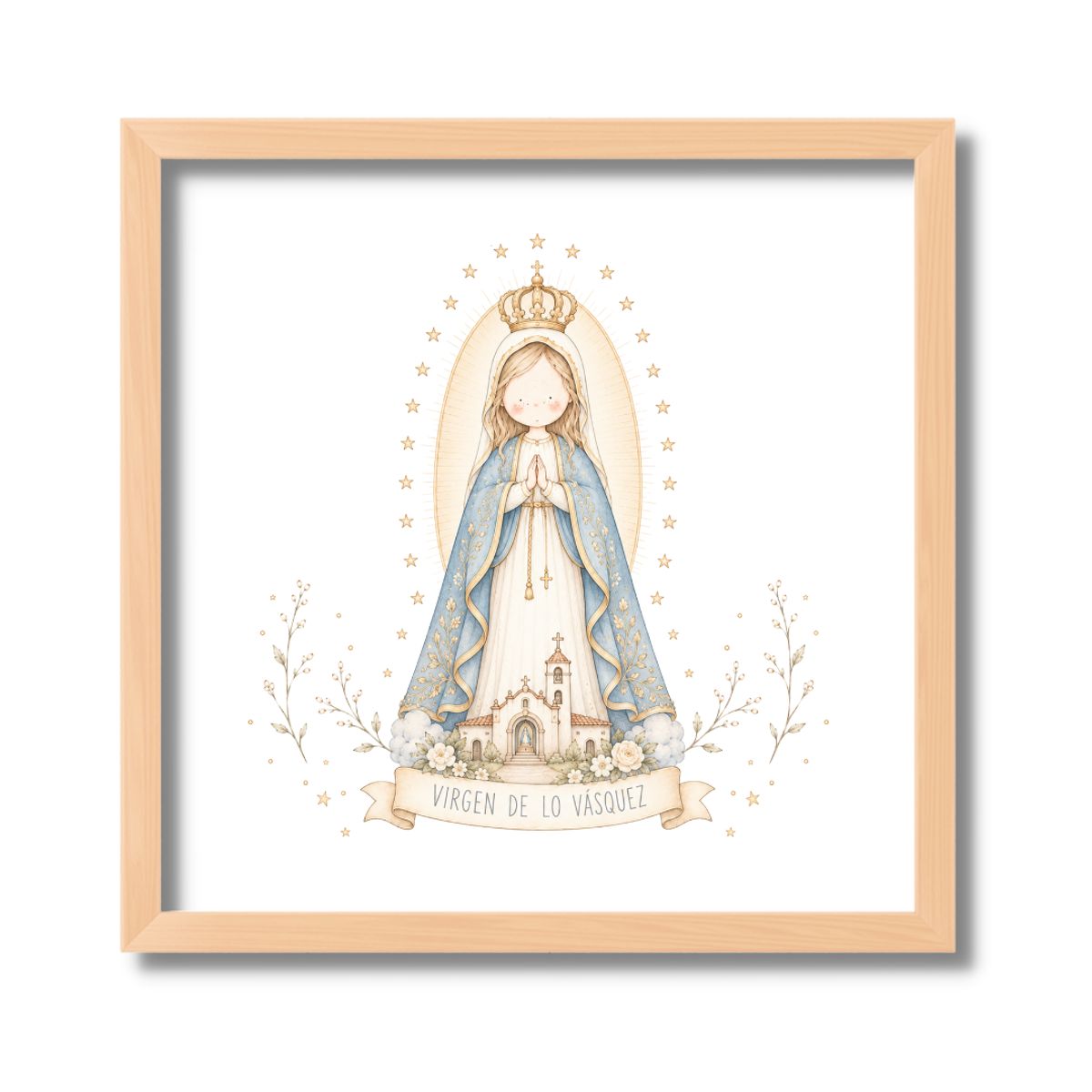 LAFANTINA - CUADRO BAUTIZO COMUNION VIRGEN DE LO VASQUEZ