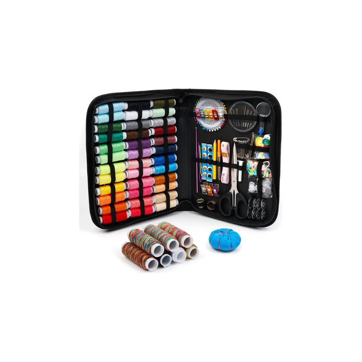 GENERICO - Set Costura Hilo De Coser Set De Costura Costurero 200 Pcs