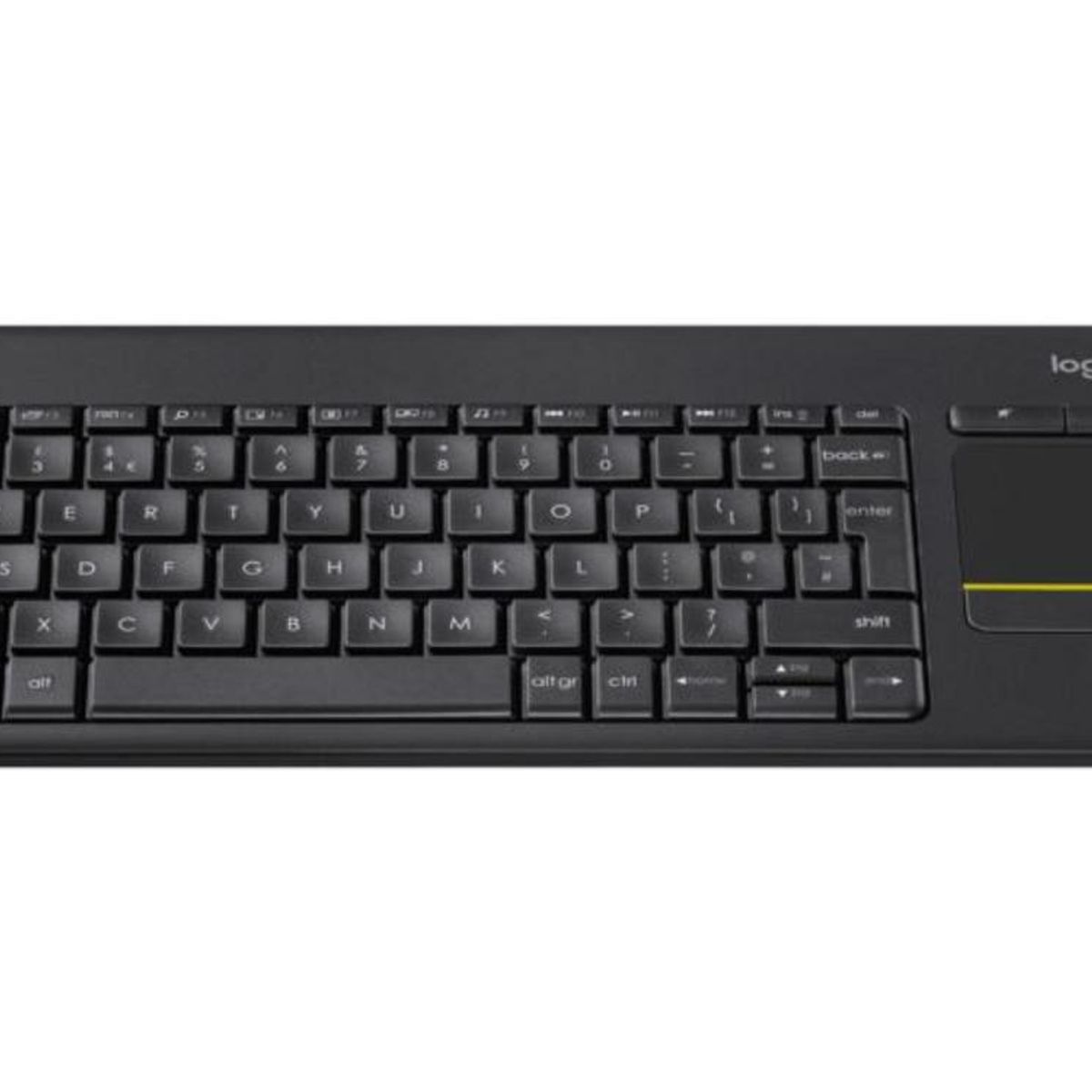 LOGITECH - Logitech Teclado inalambrico con touchpad K400 Plus Español