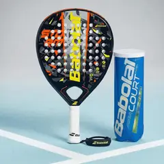 BABOLAT - COMBO PALA DE PADEL STORM + TARRO COURT PADEL REGALO