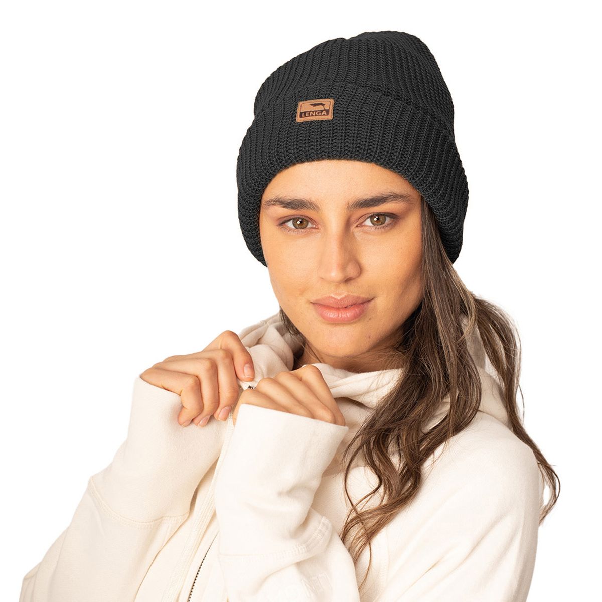 LENGA - Gorro Beanie Mujer Tela Sustentable Thinsulate 3m Ulmo Lenga