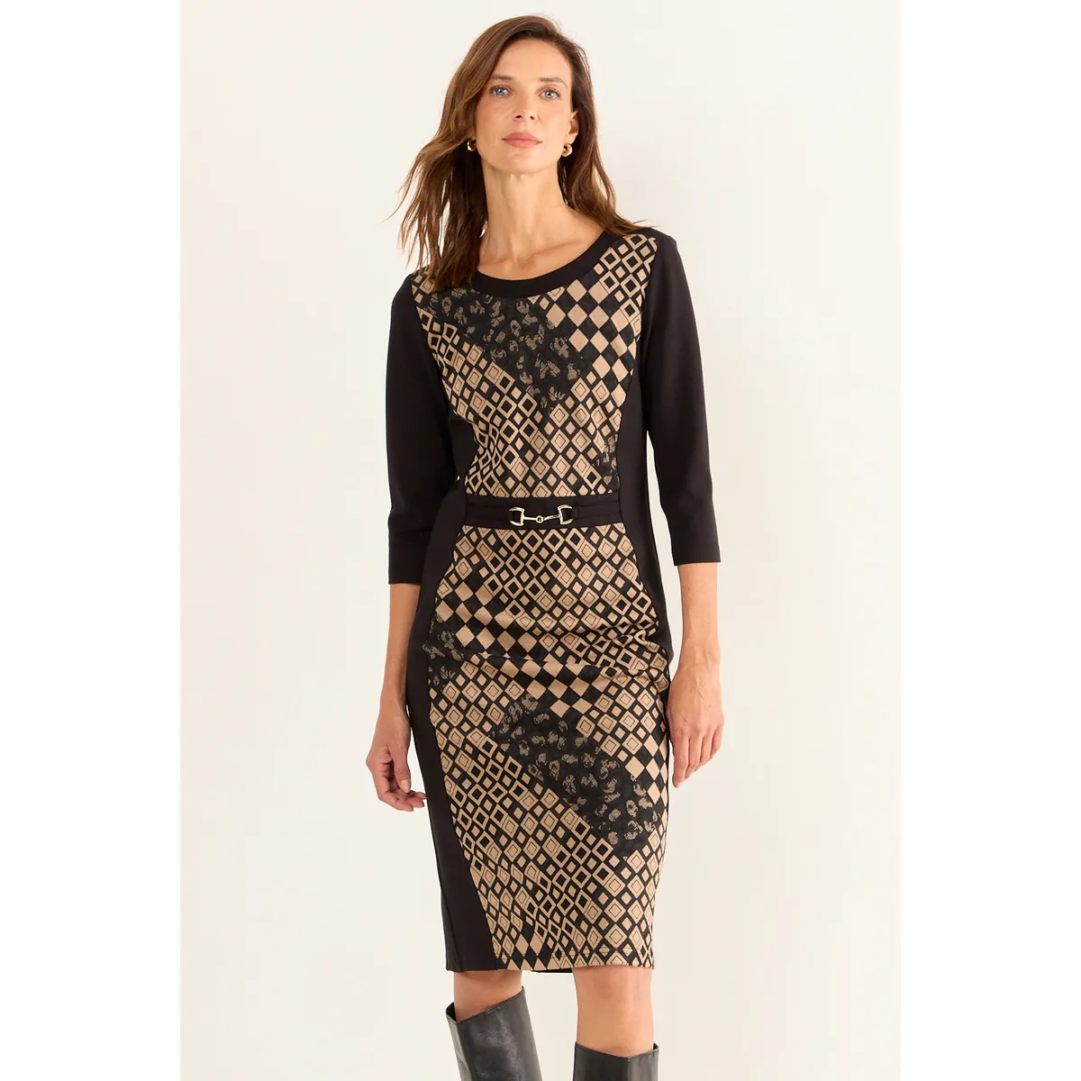MA GRIFFE - Vestido Fantasia Mujer Negro Magriffe