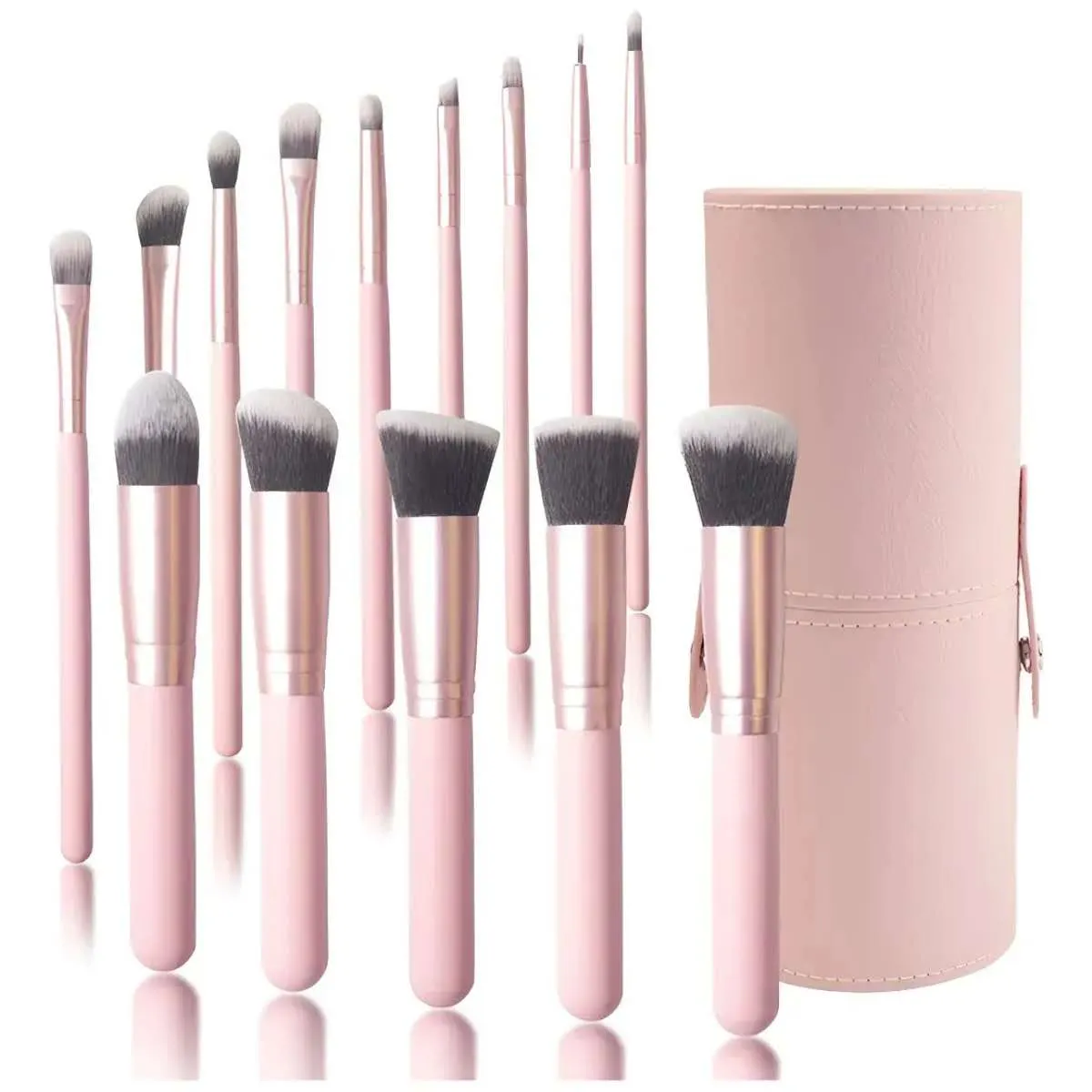 GENERICO - Set De 14 Brochas + Estuche  Pretty and Perfect  YIBAINI