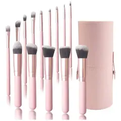 GENERICO - Set De 14 Brochas + Estuche Pretty and Perfect YIBAINI