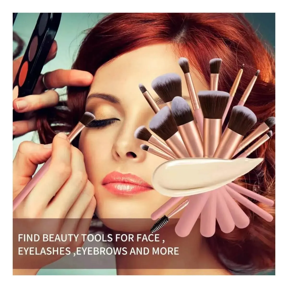 GENERICO - Set De 14 Brochas + Estuche  Pretty and Perfect  YIBAINI