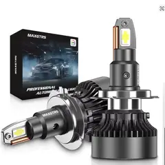 GENERICO - Ampolletas Mini Turbo Led Trx57 Chip CSP 36.000lm H8 H9 H11 H16 con Canbus Integrado