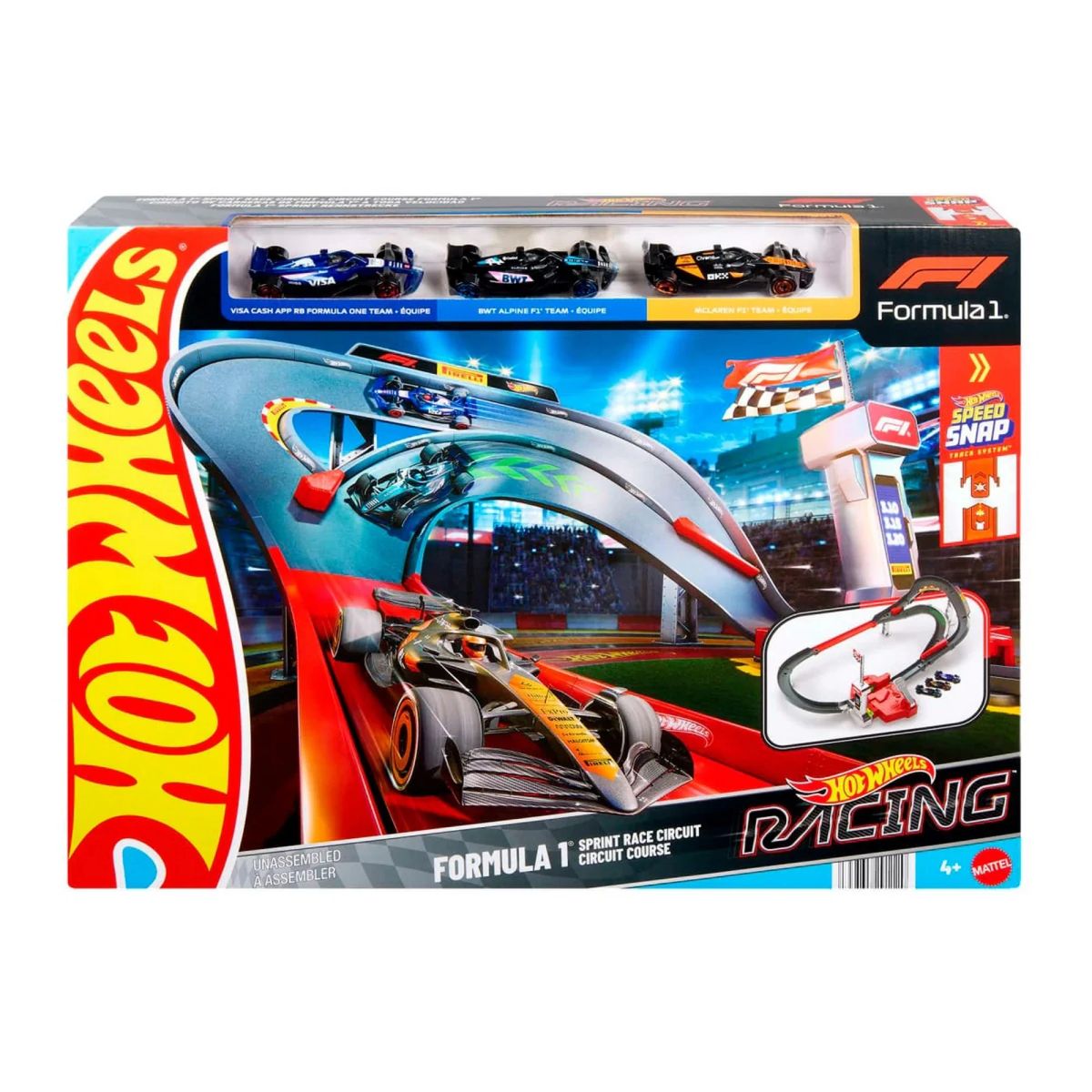 HOT WHEELS - Hot Wheels Racing Pista De Juguete Carrera Sprint