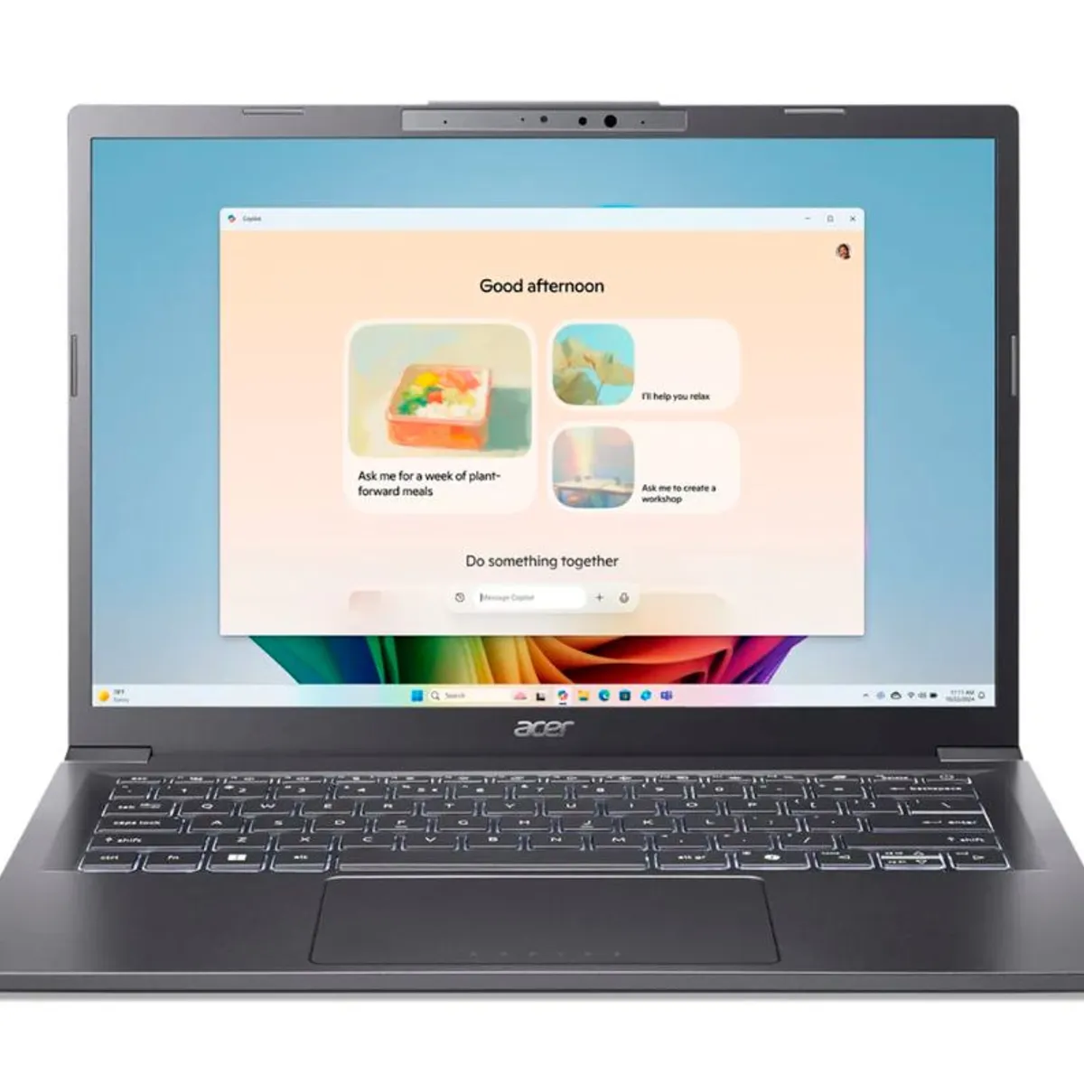 ACER - Notebook Acer Aspire 14" Touchscreen AI Copilot+ PC, Ultra 5 226V 16GB RAM ,1TB SSD Wind 11 Gray
