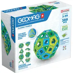 GEOMAG - Juego de Creacion Magnético Classic Cold Masterbox 388 piezas - Línea Ecológica