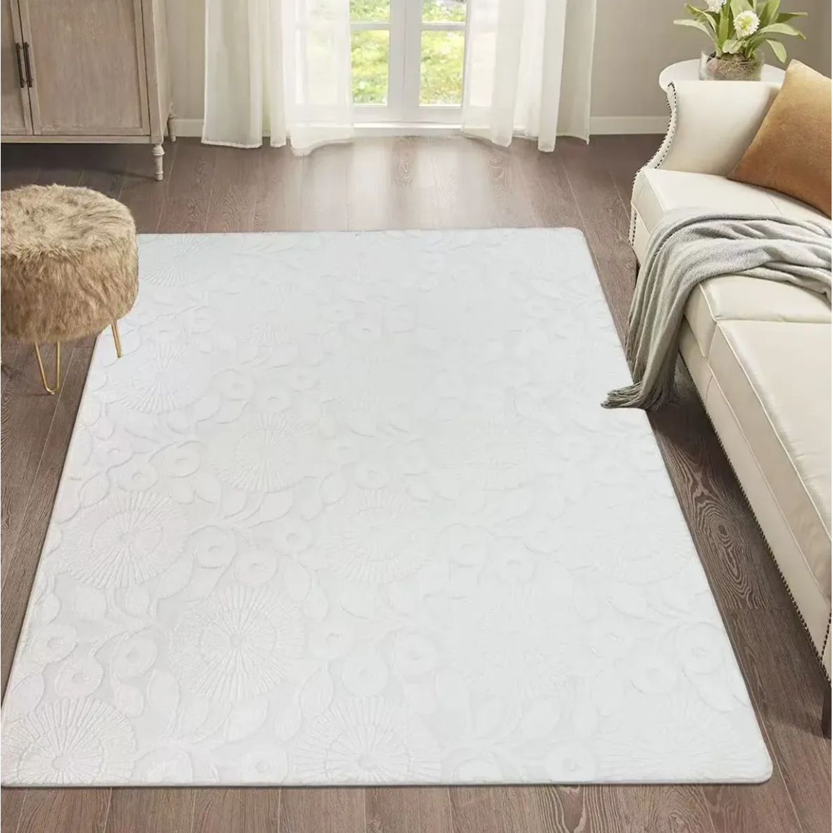 GENERICO - Alfombra Suave 160x200 Grande Hogar Para Decoración Elegante