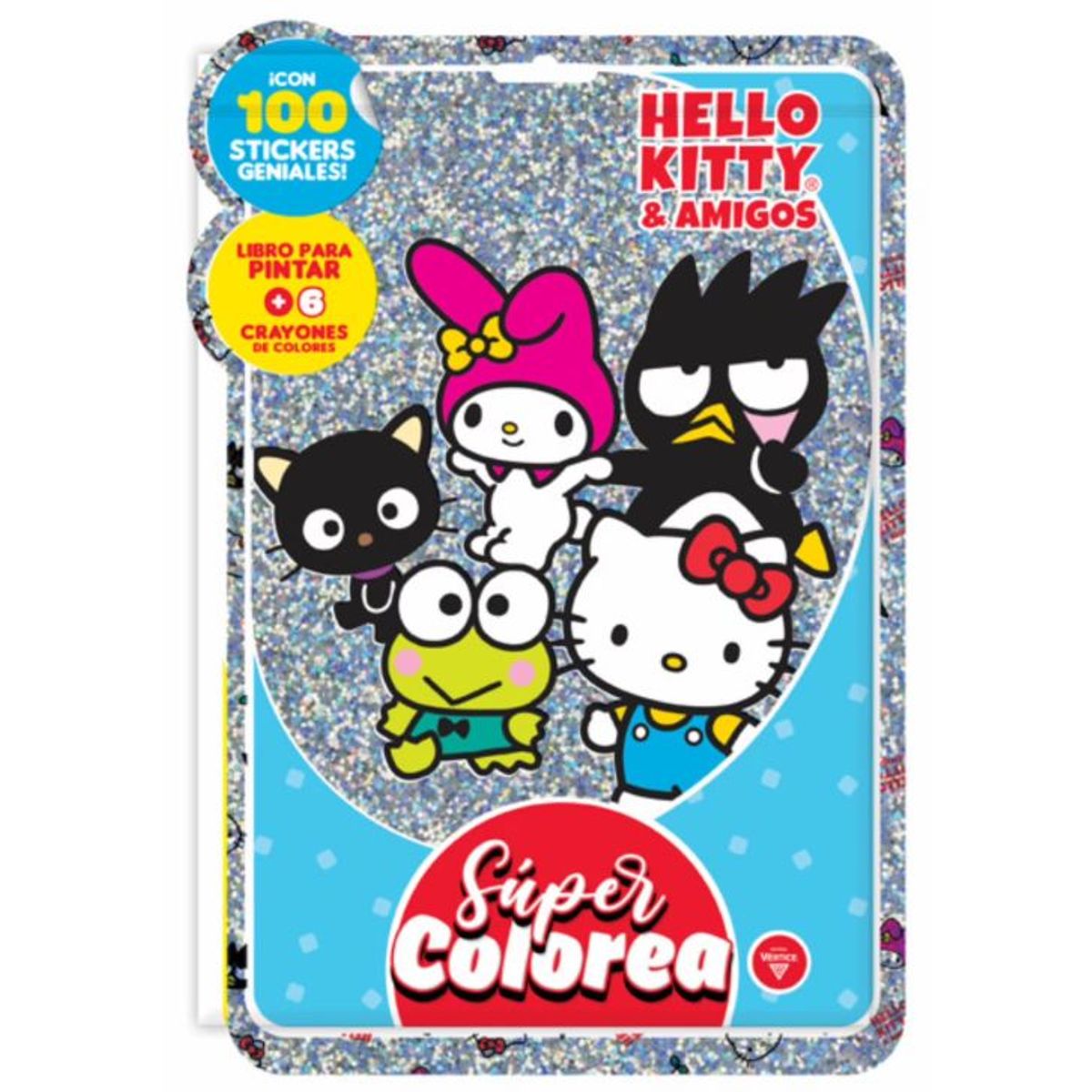 VERTICE - Libro Super Colorea Hello Kitty Y  Friends -VERTICE