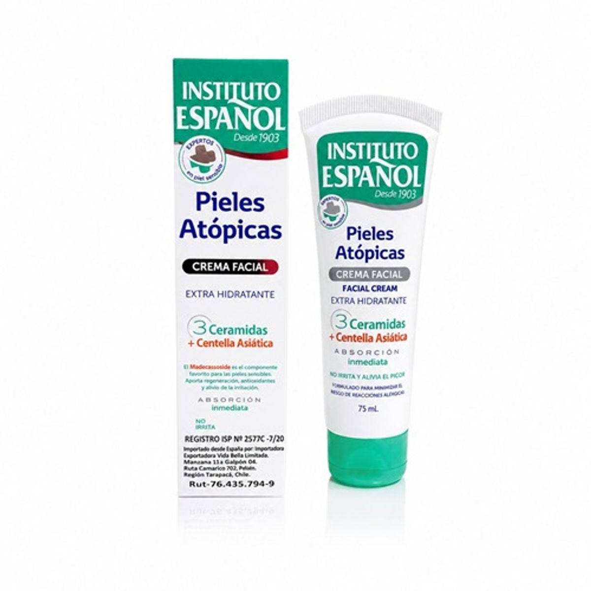INSTITUTO ESPANOL - CREMA FACIAL DE PIEL ATOPICAS 75 ML