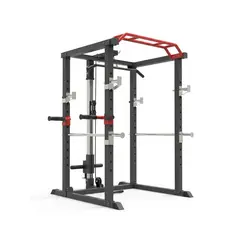 GENERICO - Power Rack Jaula Multifuncional R300 con Polea Superior e Inferior 360 kg 26 Posiciones