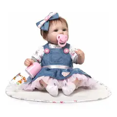 GENERICO - Muñeca Bebé Reborn Realista con Accesorios