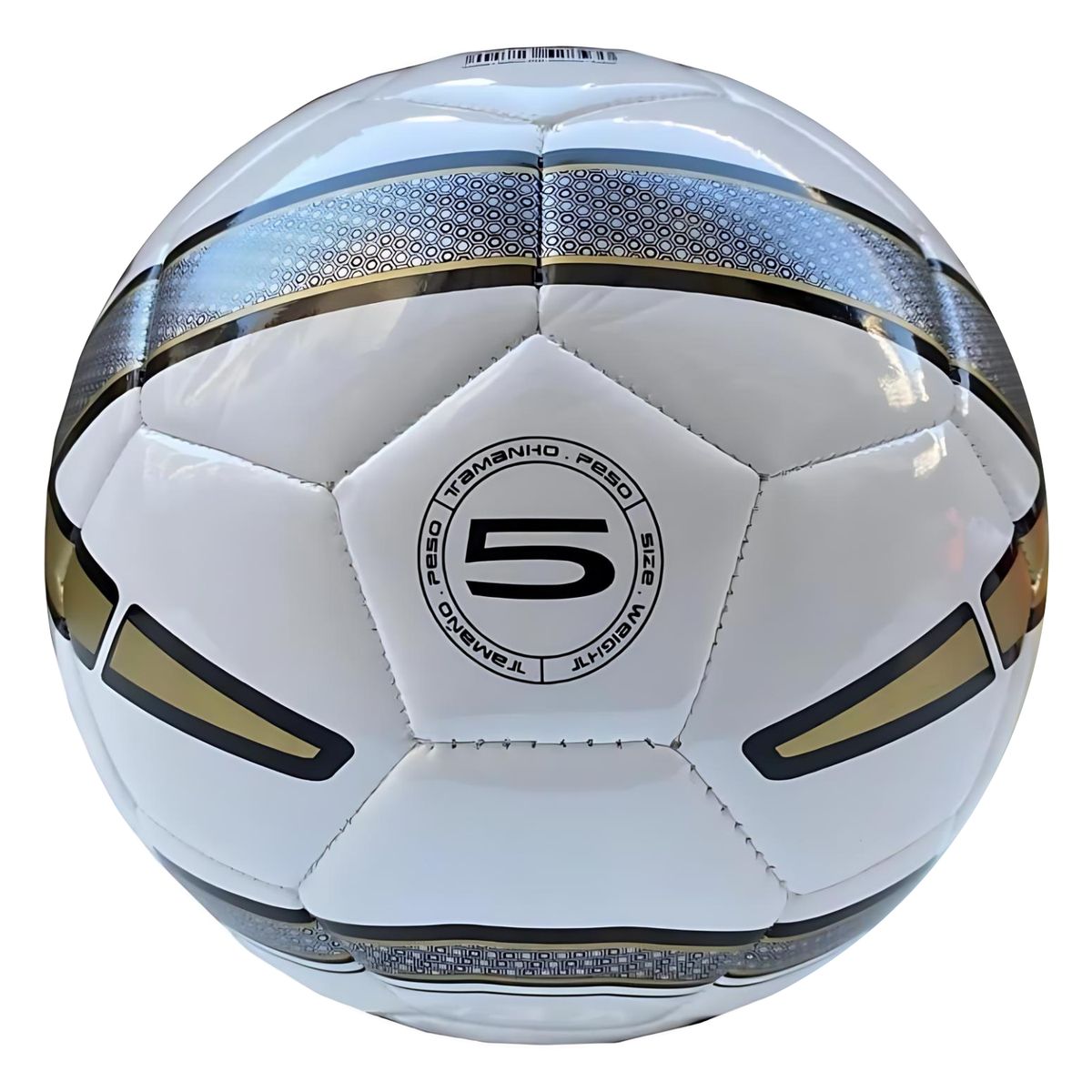 KELME - Balón De Fútbol Kelme K-91 Blanco N° 5 + Aguja De Inflado