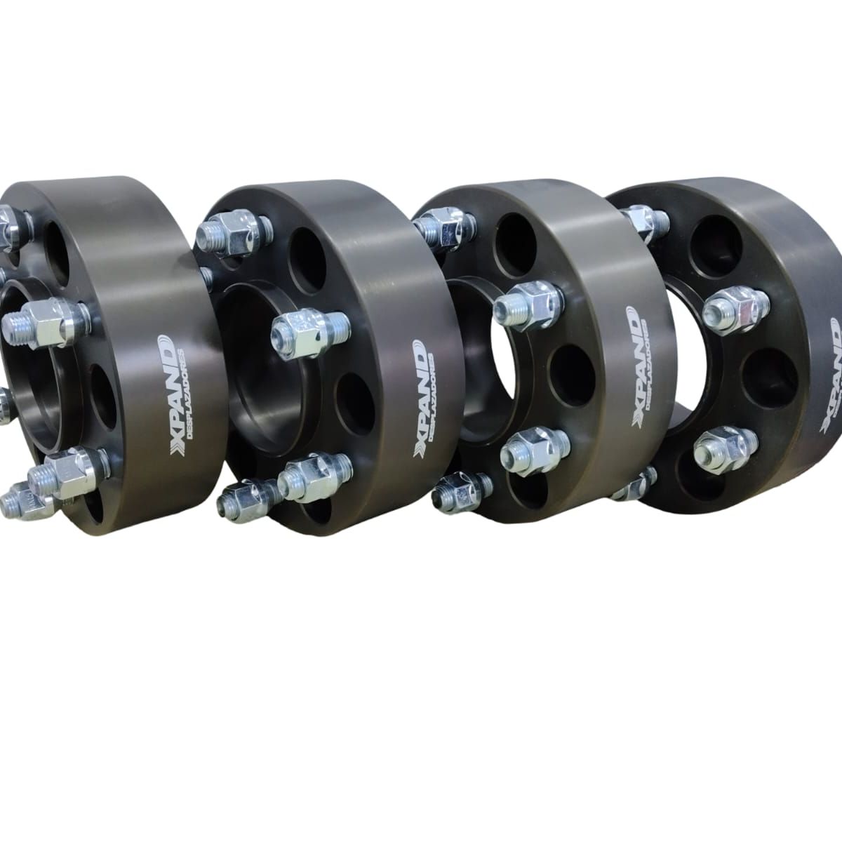 GENERICO - KIT DE 4 DESPLAZADORES PARA FORD F-150 2015-2026 CON CENTRADOR DE 2" PULGADAS