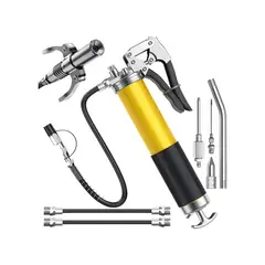 GENERICO - Kit Pistola De Engras Manual Inyector Engrasadora Industrial Labg