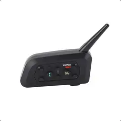 GENERICO - Intercomunicador Para Casco Moto V6 Plus+ Manos Libres 1200m
