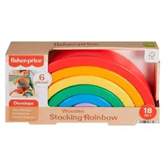 FISHER PRICE - FISHER-PRICE ARCOÍRIS APILABLE DE MADERA