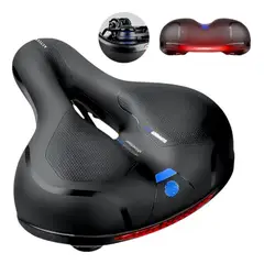 GENERICO - Sillin Para Bicicleta Antiprostatico Con Gel Y Reflectante
