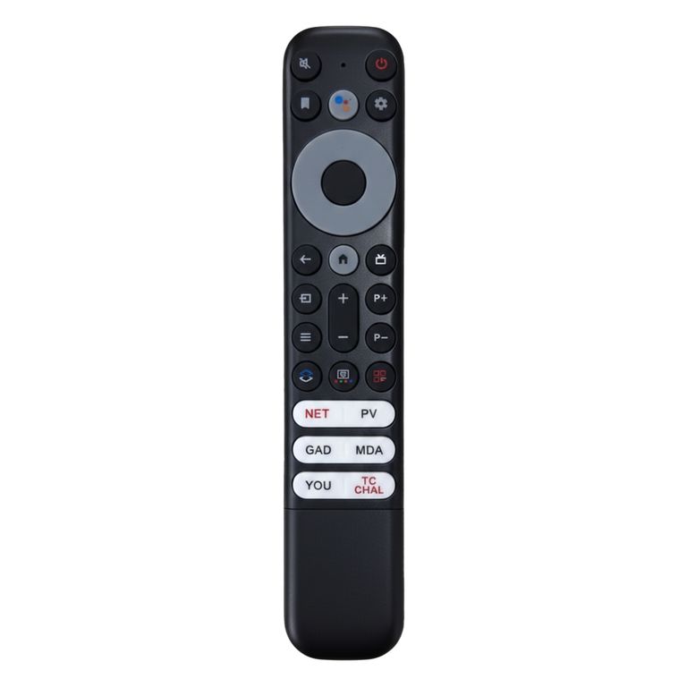 GENERICO Control Remoto It Tech Para Smart Tv Tcl Con Botones Netflix, Prime Video Y Youtube Negro